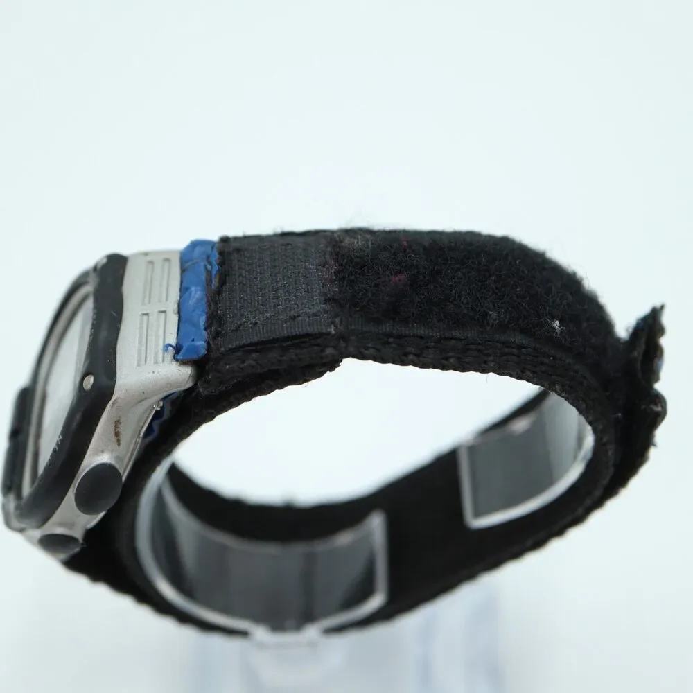Vintage Timex Ironman Triathlon 38mm Digital Watch Black Blue w New Battery